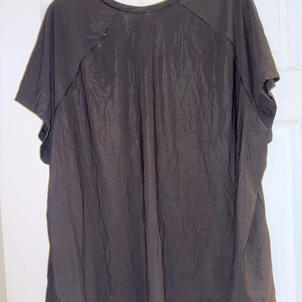 Athleta Black Short Sleeve Top